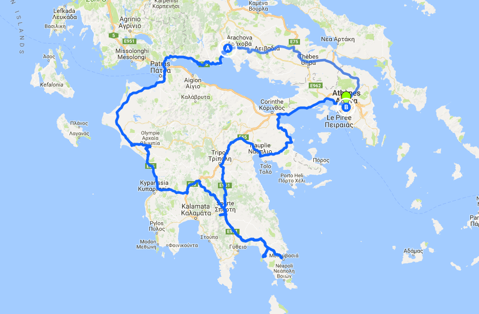 carnet voyage grece