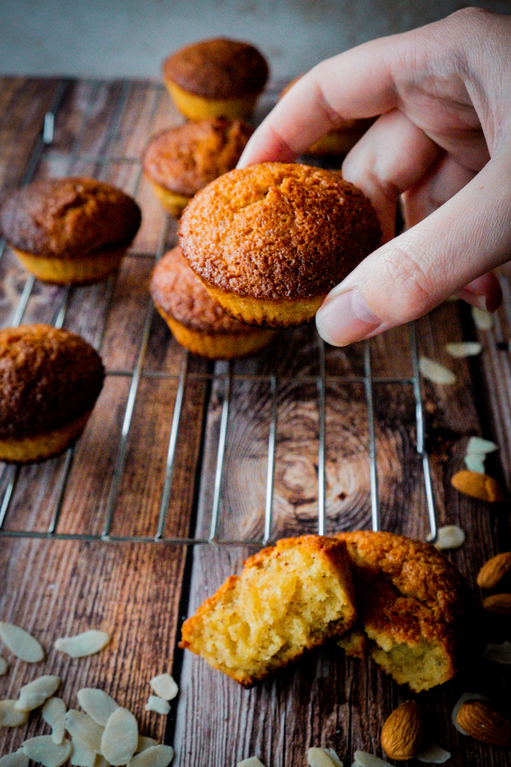 muffins aux amandes ultra moelleux et croustillants
