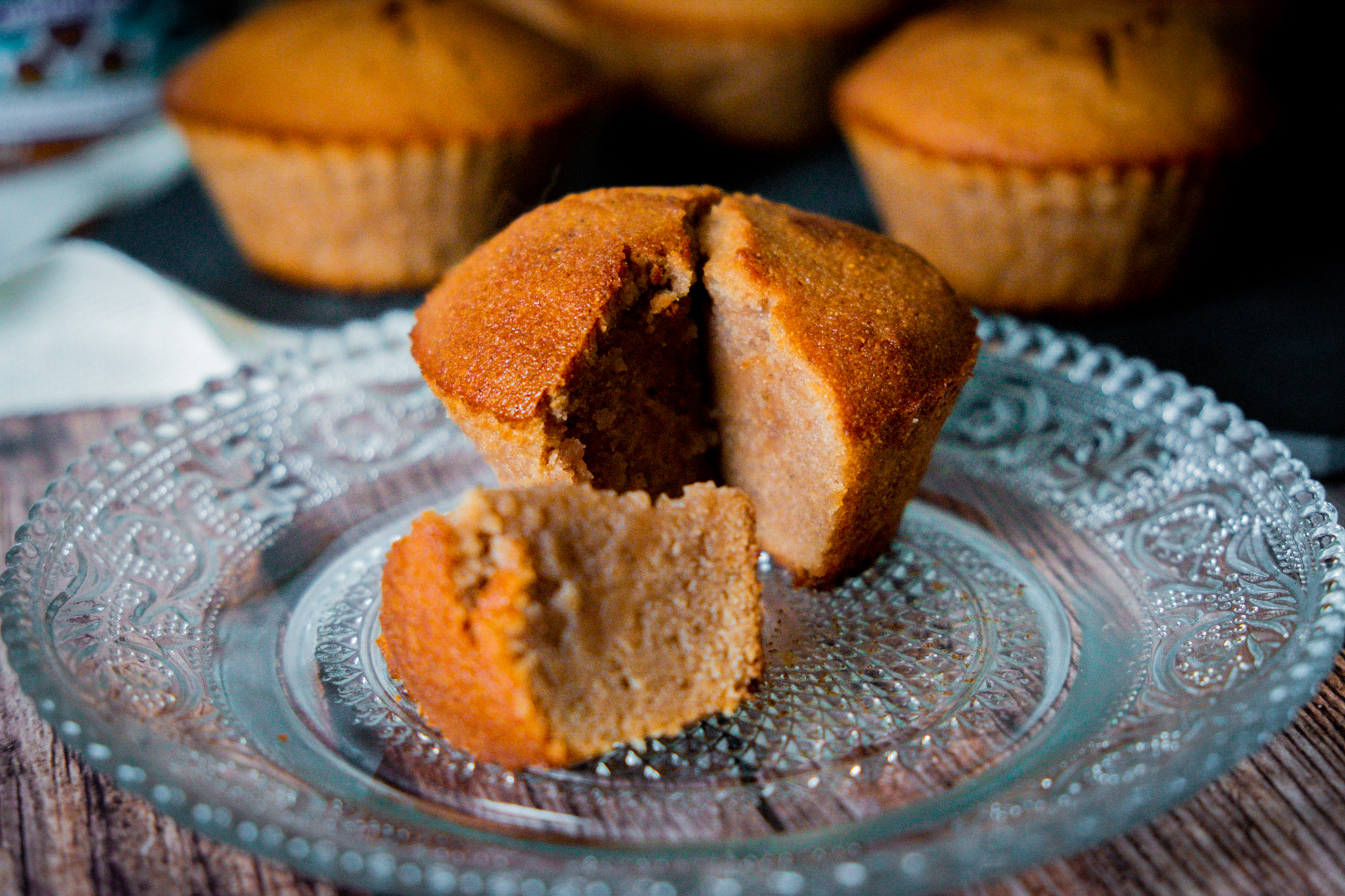 Muffins à la crème de marron sans gluten sans lactose