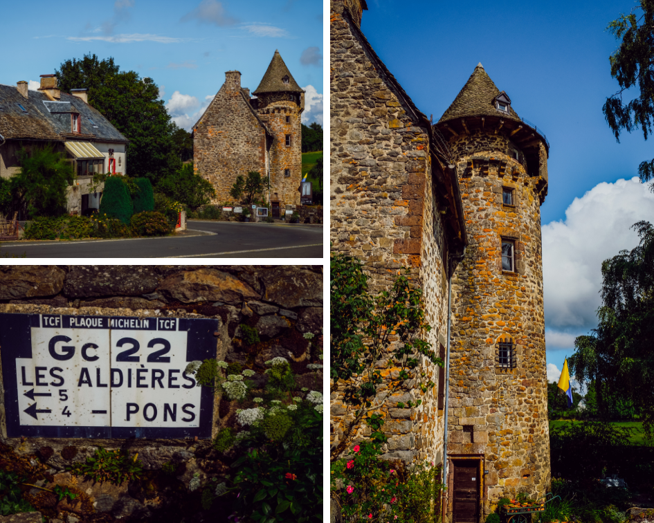 La route des Château dans le Cantal